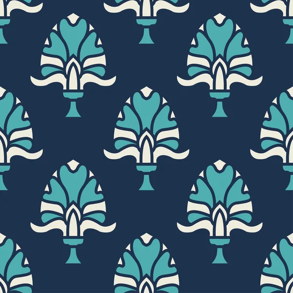 Seamless vector pattern design made in old vintage style — Διανυσματικό Αρχείο