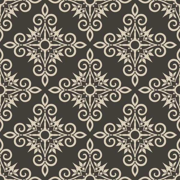 Diseño de patrón vectorial inconsútil hecho en estilo vintage antiguo — Archivo Imágenes Vectoriales