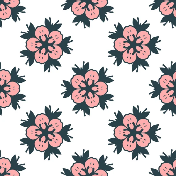 Seamless vector pattern design made in old vintage style — Διανυσματικό Αρχείο