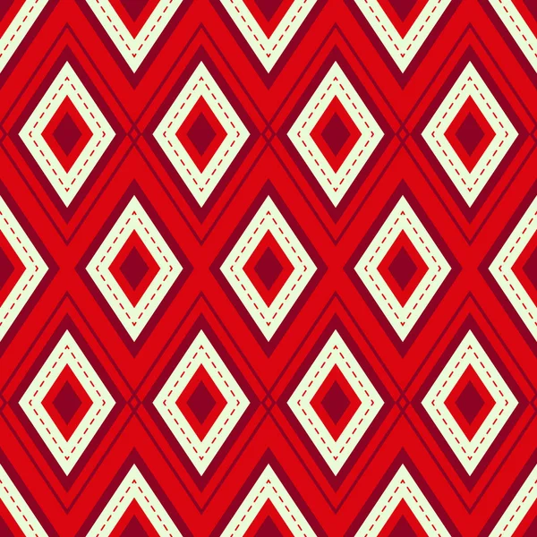 Kırmızı Argyle Seamless Modeli