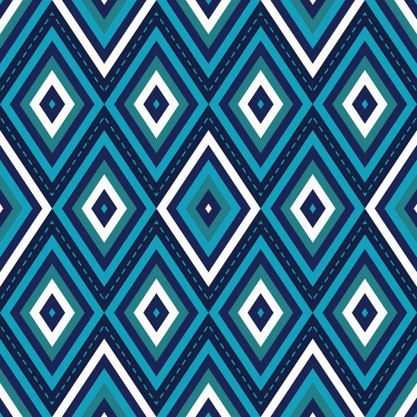 Modèle sans couture Argyle bleu — Image vectorielle