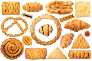 pasta beyaz bir arka plan üzerinde izole