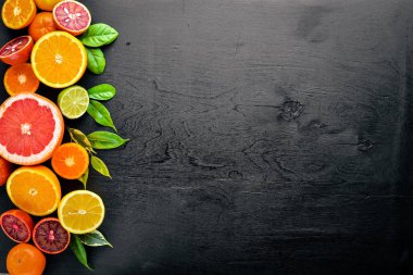 Taze narenciye. Limon portakal, mandalina, limon.