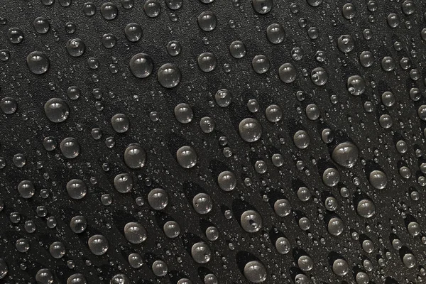 su siyah arka plan üzerine bırakır. Makro.