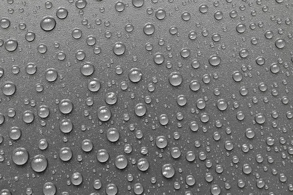 su siyah arka plan üzerine bırakır. Makro.