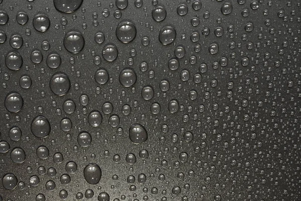 su siyah arka plan üzerine bırakır. Makro.