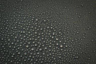 Siyah arkaplanda su damlaları