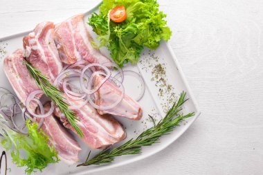 Ağız kaburga. Taze et. 