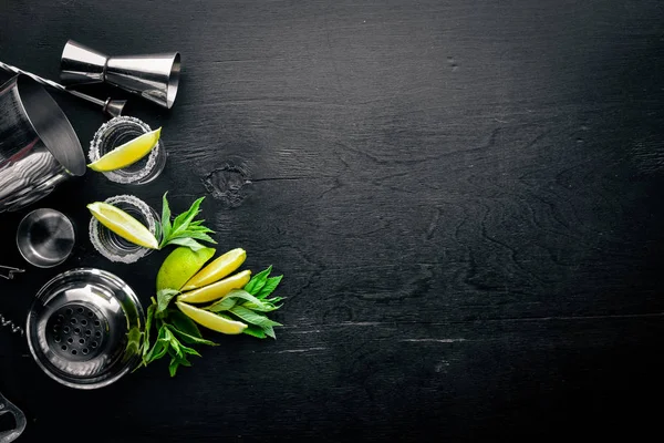 Tekila kireç ve buz ile