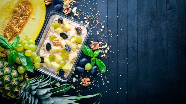 Porridges Yoğurtlu, ananas