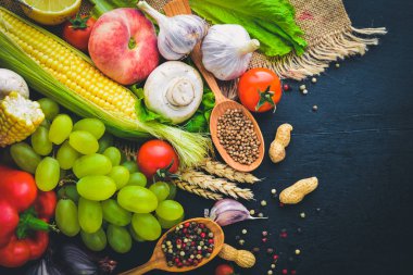  çiğ sebze geniş yelpazesi