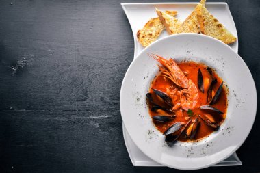 Midye ve kaplan karides