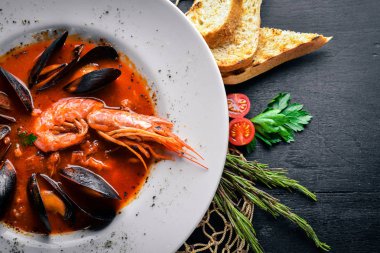 Midye ve kaplan karides