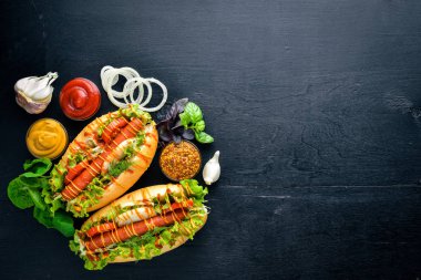 sosis ızgara sosis ile