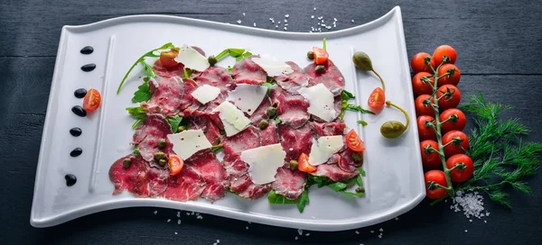 Carpaccio et ve sebze ile