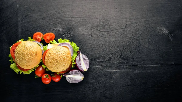 Peynir, hamburger eti