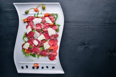 Carpaccio et ve sebze ile