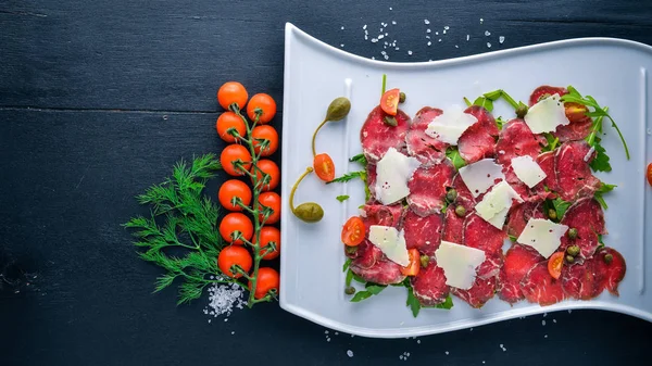 Carpaccio et ve sebze ile