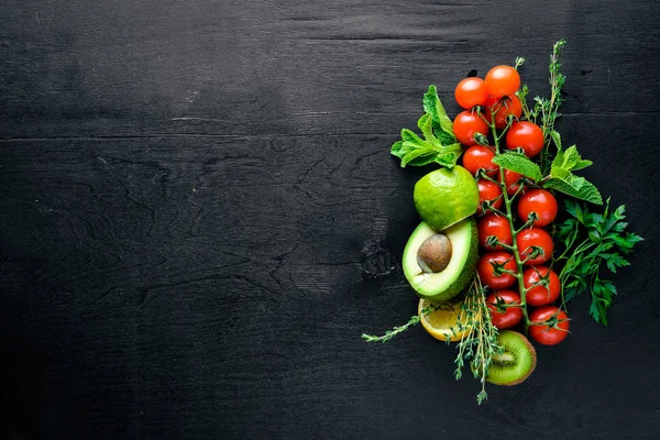 야채와 체리 토마토 — 스톡 사진