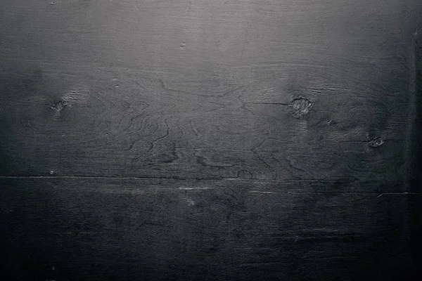 Ahşap siyah yüzey. Üstten Görünüm. Boş alan.