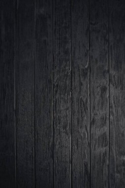 Ahşap karanlık doku arka plan. Üstten Görünüm. Boş alan.