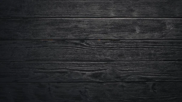 Wooden dark texture background. Top view. Free space. — Stock Photo, Image