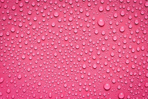 Water Drops Red Background — Stock Photo, Image