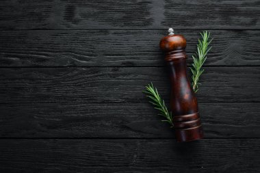 Pepper Mills. Süper manzara. Metnin için boş yer.