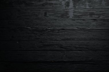 Doku doğal siyah arkaplan. Üst Manzara. Metnin için boş yer.