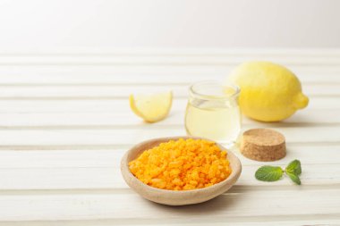 tuz, Kozmetik yağı, zencefil ve limon kozmetik, hazırlama 