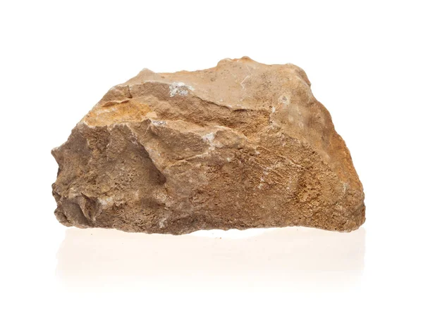 Beyaz arka plan üzerinde taş ocağı