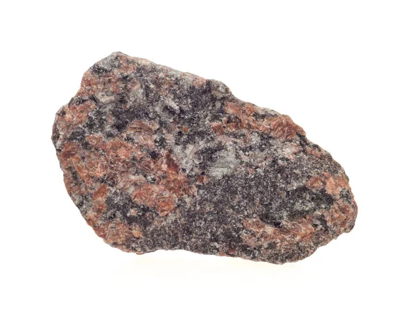Granit auf weißem Hintergrund — Stockfoto