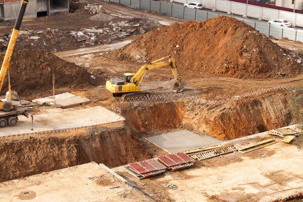 подготовка к строительству фундамента
