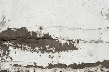 Soyulması beyaz boya ile duvar eski hafif doku