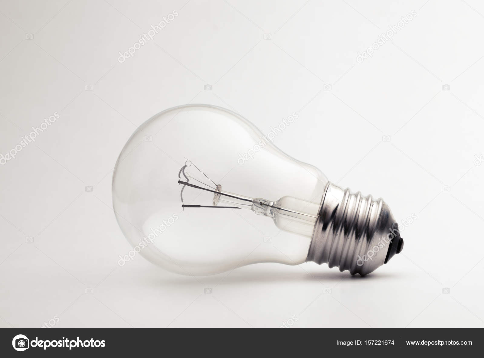 Transparent bulb on a background. Stock Photo by ©ekramar 157221674