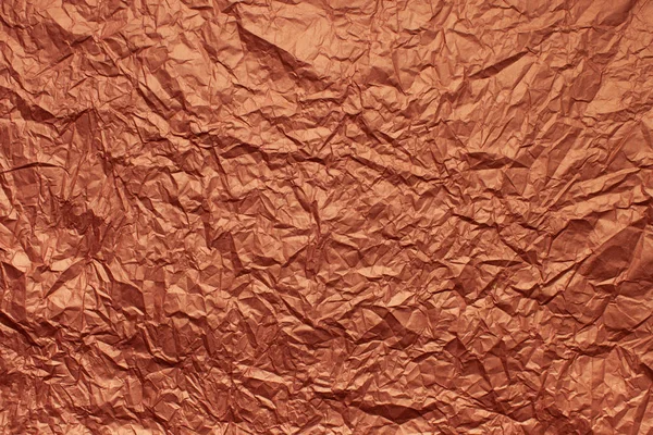 Texture sfondo accartocciato imballaggio carta rossa — Foto Stock