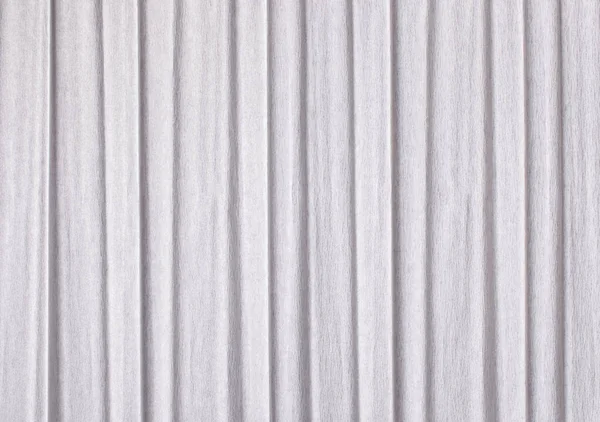 濃い白色の段ボール状の薄い凹凸紙の質感 — ストック写真