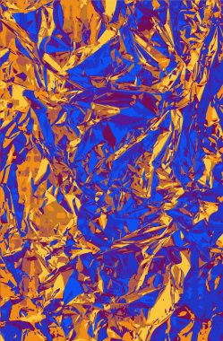 Renkli mavi ve sarı üçgenlerin vektör arkaplan dokusu