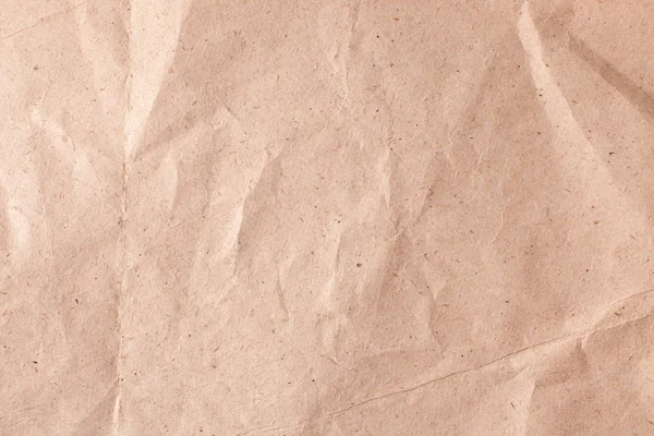 Textur Aus Altem Grob Recyceltem Braunen Kraftpapier Mit Falten Falz Uralt Stock Photo 336664208