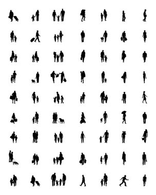 ailelerin siluetleri