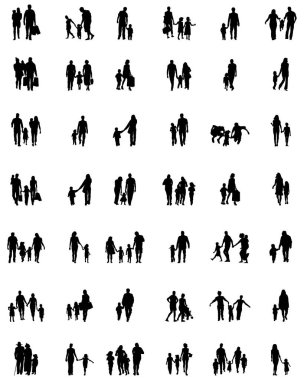 ailelerin siluetleri