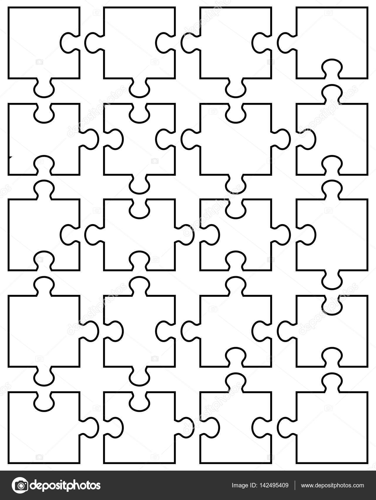 Plantillas Grandes De Rompecabezas