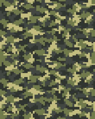 Dijital Yeşil kamuflaj