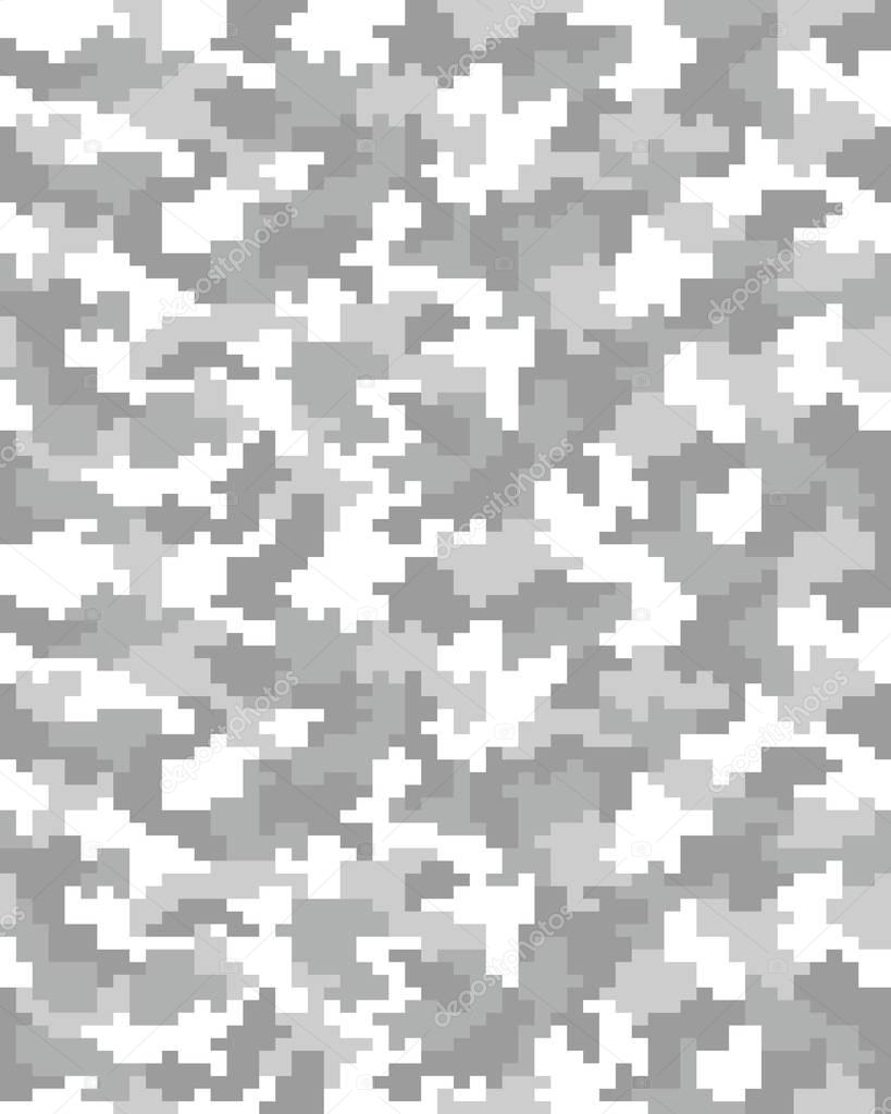 digital gray camouflage