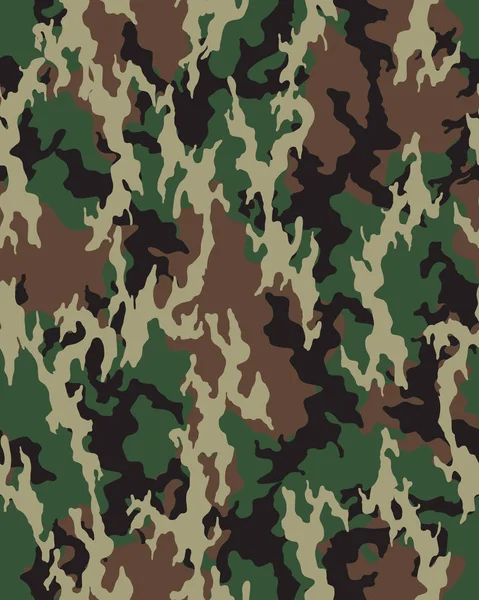 Patrón de camuflaje de moda — Vector de stock