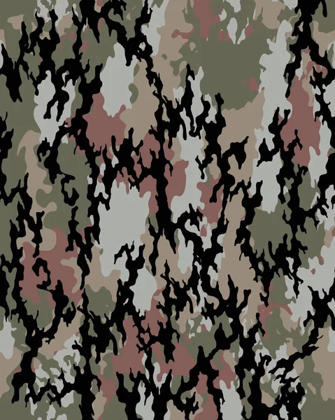 Modèle de camouflage à la mode — Image vectorielle