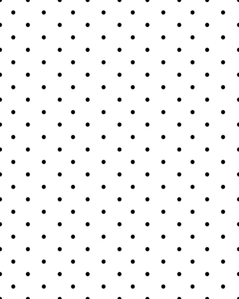 Seamless Background Black Dots White Background — Stock Vector