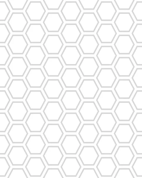 Modèle Sans Couture Hexagone Gris Géométrique Illustration — Image vectorielle