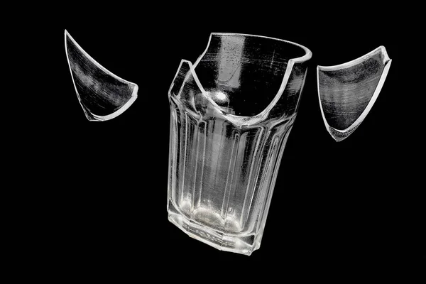 Gebroken glas — Stockfoto