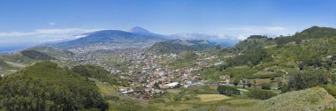 manzara La Laguna City, Tenerife, İspanya